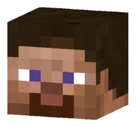 Minecraft Steve Head PNG