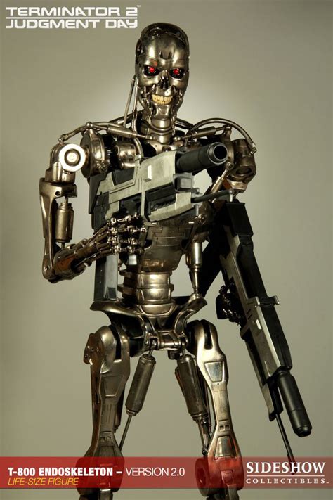 Lifesize Terminator T 800 Endoskeleton The Green Head