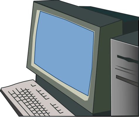 Desktop Computer Clip Art At Vector Clip Art Online