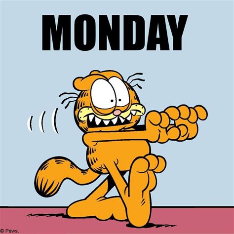 Monday Garfield Monday Garfield Quotes Garfield Pictures Garfield