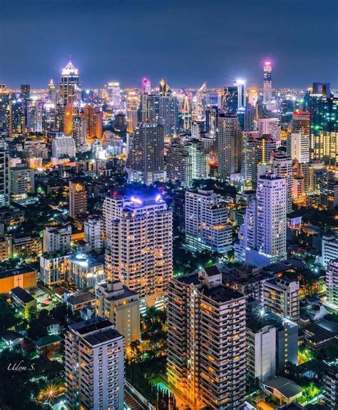 #Bangkok by night 🇹🇭 📸 by @oatoasta | San francisco skyline, Bangkok