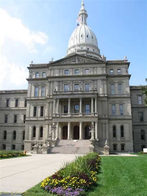 Michigan republicans highlight nessel's abuse of power, misguided priorities. Michigan State Senate: The Pediment of the Michigan ...