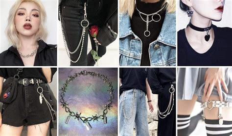 Top 10 Aesthetic Grunge Accessories Itgirl Clothing