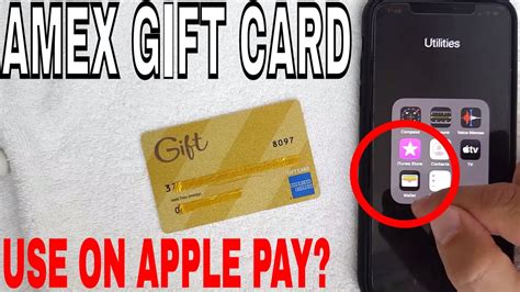 However, there is a slightly tedious workaround. Can You Use American Express AMEX Gift Card On Apple Pay? 🔴 - YouTube