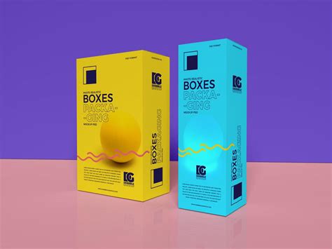 Packaging Box Design Psd Mockup Download For Free Designhooks