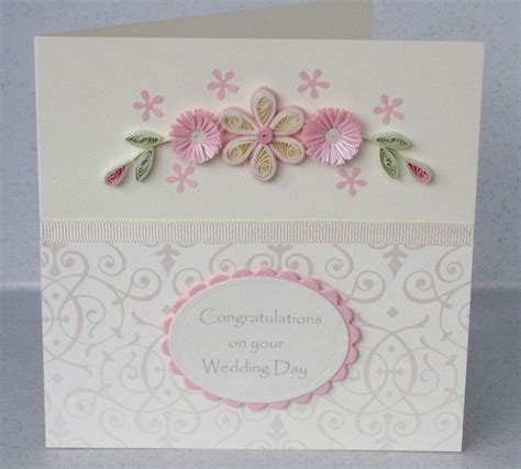 Wedding Congratulations Card Paper Quilling In 2020 With Images