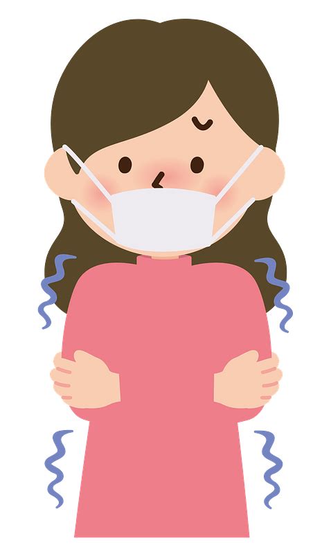 Woman Is Sick With Chills And Cold Clipart Free Download Transparent