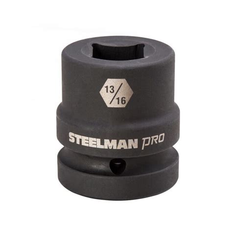 Steelman Pro Standard Sae 1 In Drive 1316 In 4 Point Impact Socket