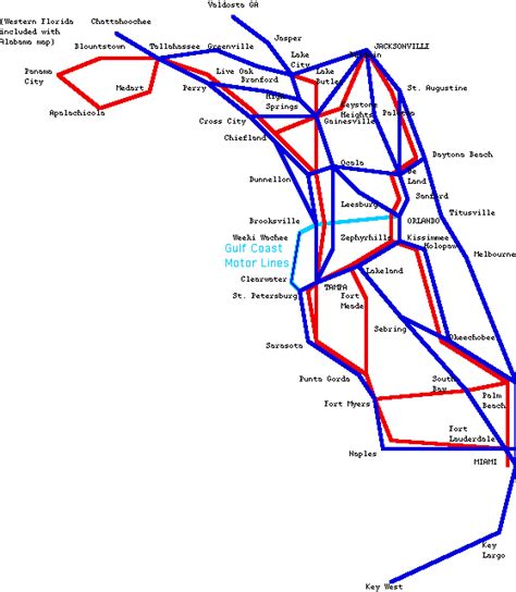 Map Of Greyhound Bus Lines