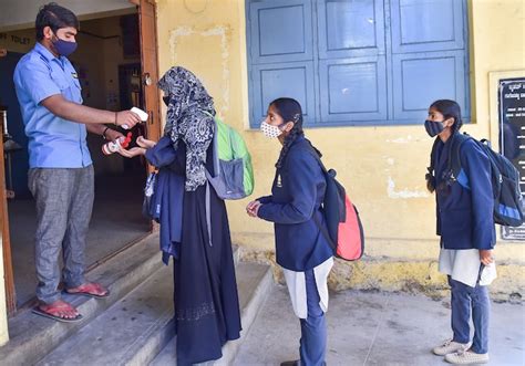 Karnataka Hijab Row Students Return To Classes As Schools Reopen In Pics