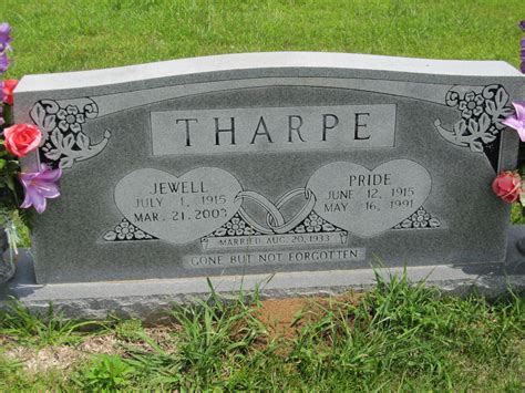 Pride Tharpe 1915 1991 Find A Grave Memorial