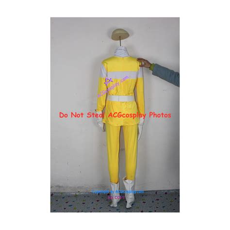 Power Ranger In Space Ashley Hammond Yellow Space Ranger Cosplay Costume