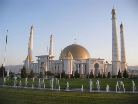 Turkmenbasy Turkmenistan Turkmenbasy Ruhy Mosque Turkmenistan