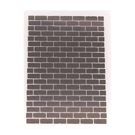2020 Brick Wall Embossing Folders For Papers Photo Album Making Cards