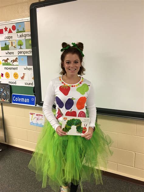Diy Very Hungry Caterpillar Costume For Teachers Book Costumes World