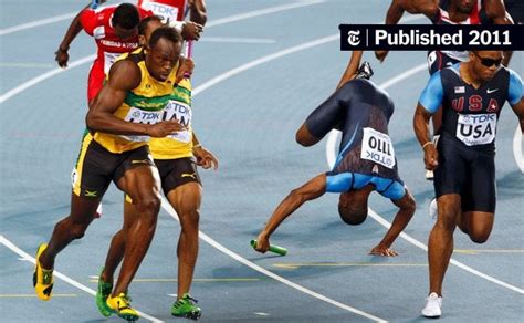 2011 World Track And Field Championships Jamaica Sets World Record In