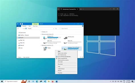 How To Remove Network Drive On Windows 10 Pureinfotech