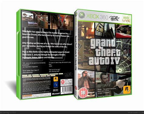 Grand Theft Auto Iv Xbox 360 Box Art Cover By Lareneg