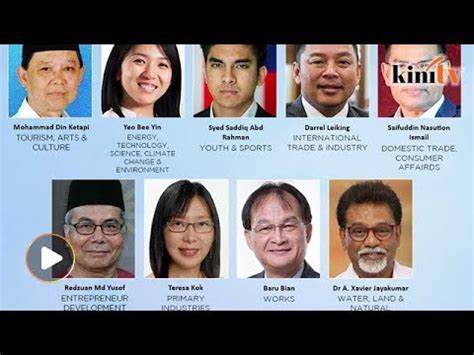 Sinar harian, the sun daily, & malaysian chinese news. Malaysian Cabinet 2018 - the full list - YouTube