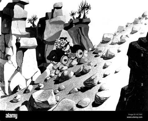 The Man Called Flintstone Barney Rubble Fred Flintstone 1966 Stock