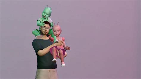My Two Alien Babies Pixel And Lrrr Rthesims