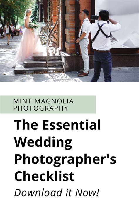 This Wedding Photographers Checklist Will Help Wedding Photographers