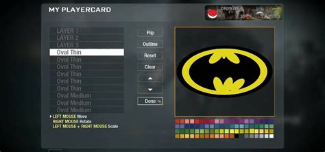 How To Create A Custom Batman Playercard Emblem In Call Of Duty Black