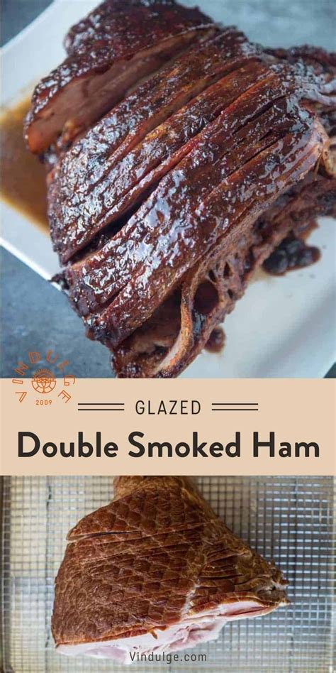 How To Video And Recipe For Double Smoked Ham With Cherry Bourbon Glaze Perfect For Christmas