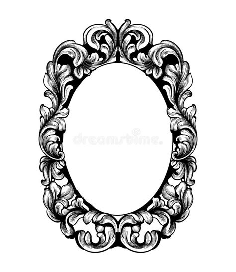 Vintage Frame Vector Line Art Classic Engraved Ornaments Royal Styles