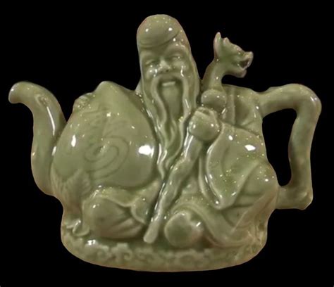 Chinese Celadon Assassins Teapot Tea Pots Ceramic Teapots Tea