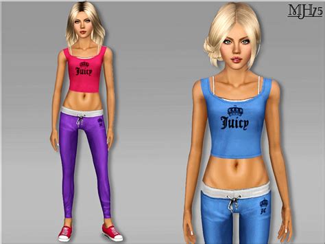 the sims resource s3 juicy tracksuit [teen]