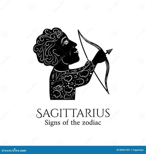 Sagittarius Zodiac Stock Vector Illustration Of Icons