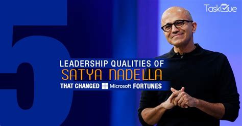 5 Leadership Qualities Of Satya Nadella Ceo Of Microsoft