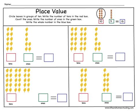 Free Printables Place Value Worksheets
