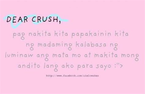 Dear Crush Quotes Tagalog Quotesgram
