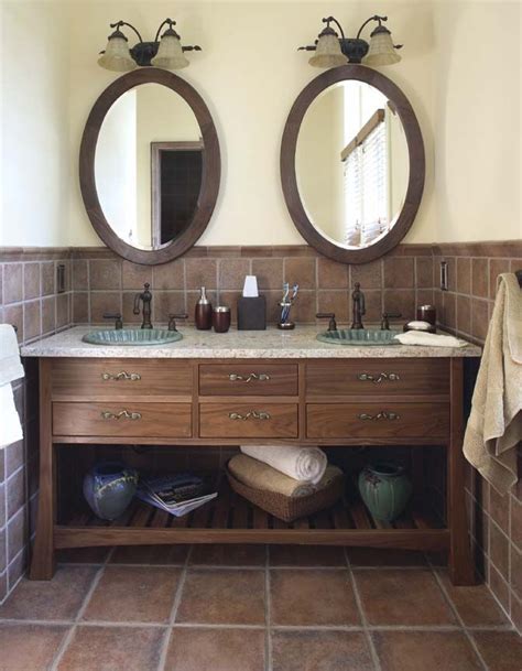 Hand Made Custom Bathroom Vanity By Hardwood Artisans