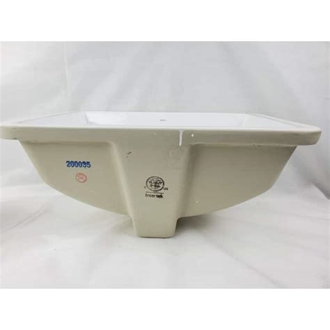 American Imaginations 18 In W Cupc Rectangle Undermount Sink Set In