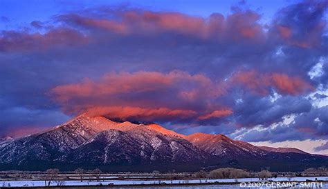 Taos Mountain Sunset Geraint Smith Photography New Mexico Art All