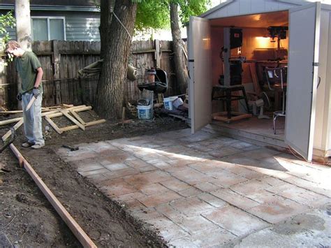 Modern homes do well to have modern deck designs. Do-It-Yourself Cement Patio