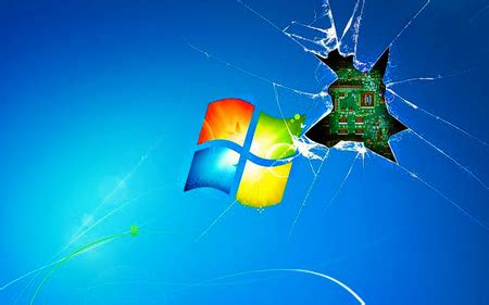 Find the best cracked screen wallpaper for computer on getwallpapers. Broken 7 - Windows & Technology Background Wallpapers on ...