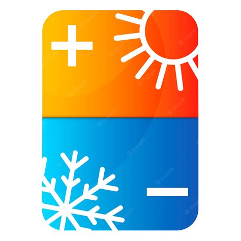 Premium Vector House Symbol Sun And Snowflake Home Air Conditioning