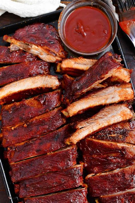Oven Baked Ribs Tender Oven Ribs Rib Rub Recipe And Bbq Sauce