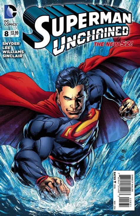 Superman Unchained 8 Cover E Incentive Ivan Reis Variant Cover