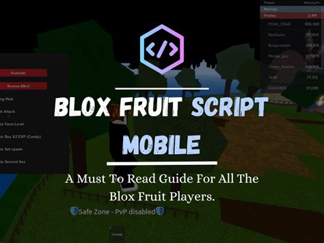 Best Blox Fruit Script Mobile 2024 April Bfs