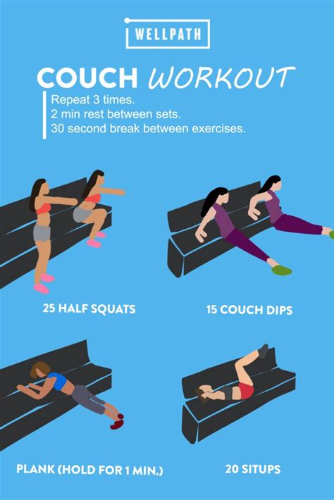 Couch Exercises You Can Do During Your Next Netflix Binge The Path Magazine Couch Workout