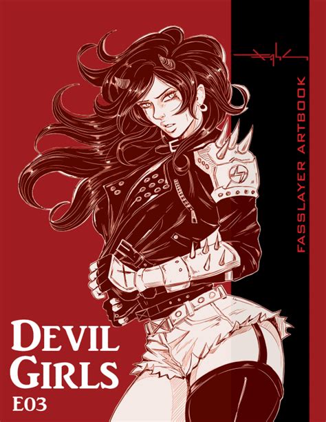 Artbook Devil Girls E3 Cover By Fasslayer Hentai Foundry