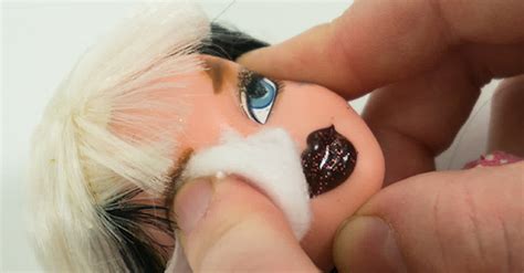 She Rubs This Dolls Face With A Cotton Ball When Shes Done This Is