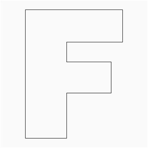 Letter F Printable