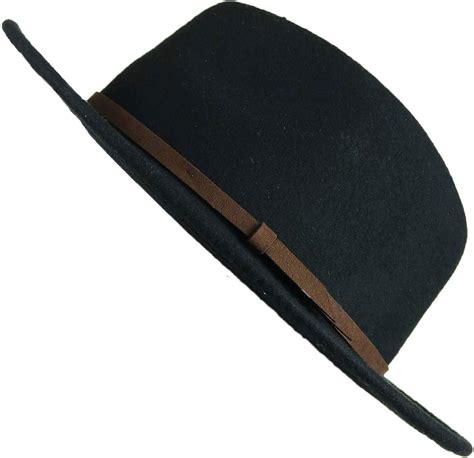 Hats And Caps Accessories Mirmaru Mens Vented Crown Crushable Trilby