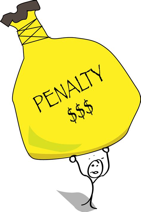 Penalty is a synonym for fine in cost topic. Google Penalty - No Catchy Headlines Here